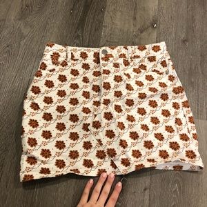 Hippie/boho denim skirt